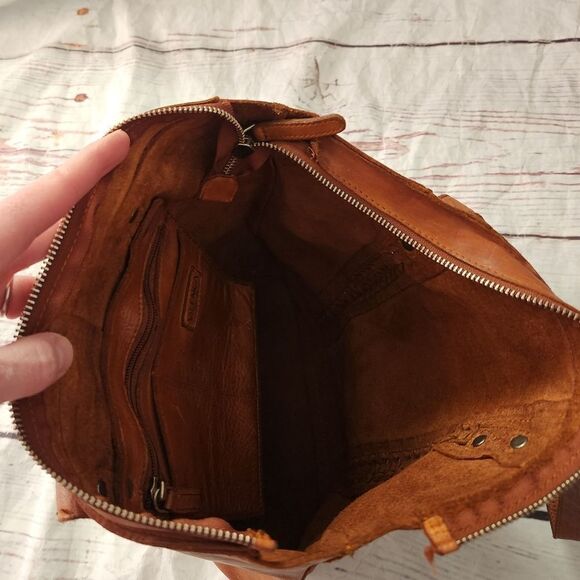 Vilenca Holland Leather Braided Detail Tote Bag NWT - Picture 4 of 7